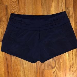 Dark navy Lululemon shorts size 8